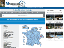 Tablet Screenshot of nl.relais-hote.com